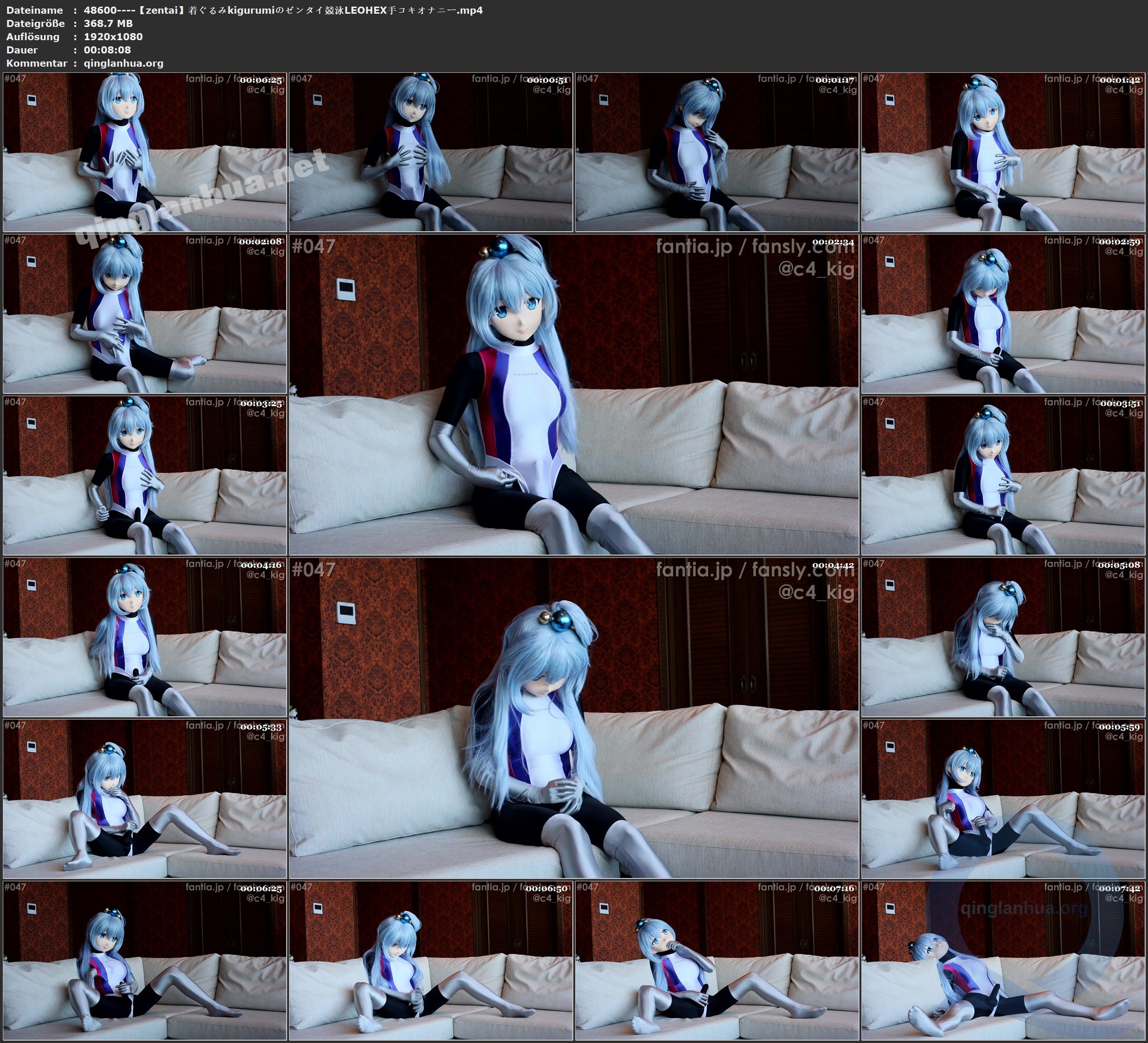 48600----【zentai】着ぐるみkigurumiのゼンタイ競泳LEOHEX手コキオナニー.jpg